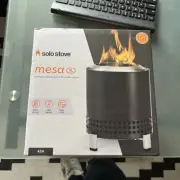Solo Stove Mesa XL Tabletop Fire Pit with Stand Low Smoke Water ASH / Black