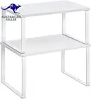 Spice Rack, Set of 2 Kitchen Organisers, Kitchen Shelf, Cupboard Organiser, Kitc