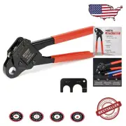 Labor-Saving 1/2-Inch Angle Design PEX Crimping Tool for Easy Pipe Installation