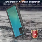 For Samsung Galaxy A51 4G Case Waterproof Shockproof Cover with Screen Protector