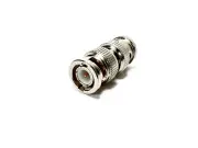 2pcs RF Coax Adapter BNC Male Plug to BNC Male Plug Nickle Plated
