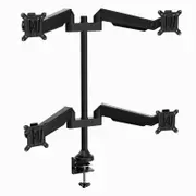 Desky Quad Monitor Arm - Black