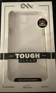 Case-Mate Tough Clear Case For Apple iPhone XR - NIB 10Ft Drop Protected
