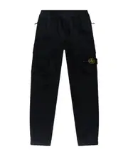 Stone Island Junior Compass-Motif Elastic Waist Trousers 8Y,14Y,12Y,10Y blue