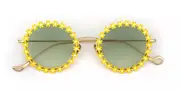 Eyepetizer Lulu C.4/20-31 Men's Sunglasses Yellow Size 49