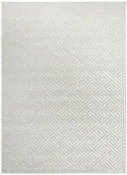 Alice Natural White Geometric Rug