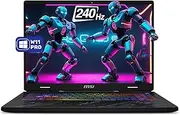 MSI Pulse 16 AI Gaming Laptop, Intel Ultra 9-185H, 64 GB DDR5 RAM, 2 TB PCIe SSD, 16" QHD+ (2560x1600), Nvidia G-Force RTX 4070, W11 Pro