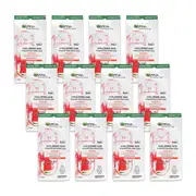 12x Garnier 15G Skin Active Hyaluronic Acid Face Sheet Mask Watermelon Essence