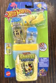 Hot Wheels Skate Banana Licious 2 Complete Decks Fingerboards Skate Shoes