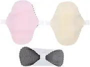 TOVINANNA 3pcs Graphene Towel Panties Cloth Pads Menstrual Pad Woman Period Women Mat Woman Sanitary Napkin Holder Liners Cloth Menstrual Pads Always Sanitary Panty Lady Breast Ladies Cotton