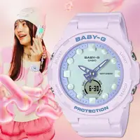 在飛比找momo購物網優惠-【CASIO 卡西歐】BABY-G 夢幻色調手錶(BGA-3