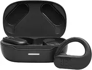JBL Endurance Peak 3, JBL Pure Bass Sound, Up to 50 Total Hours of Playback with Speed Charge, IP68 dust and Water Proof, Ambient Aware & Talk Thru, 4-Mic Crisp, Clear Calls, Black