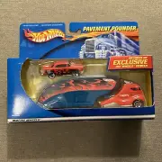 2000 Hot Wheels Pavement Pounder Transporter And '55 Chevy, #89305