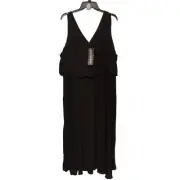 Nina Leonard Black Dress, NWT, 3X
