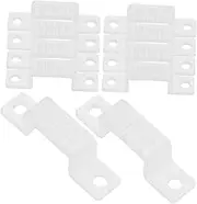 LAPYAPPE 100pcs Light Strip Fixing Clips Clamps for LED Strip Mounting Easy Installation with Screws for Decoration