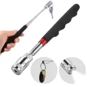81CM Flexible Extendable LED Torch Magnet Rod Magnetic Pickup Tool Telescopic