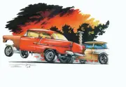 1955 Chevy Gassers t-shirt S,M,L or XL X 234