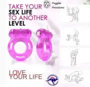 Vibrating Clitoral Stimulator Strong Penis Erect Cock Ring Cage Erection Enhance