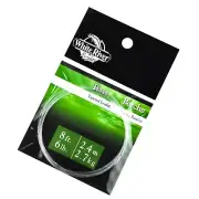 WHITE RIVER FLY SHOP Bass Nylon Tapered Leader 8ft 6lb Tippet .009" Butt .023"