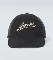 [Amiri] Amiri Logo cotton canvas baseball cap One Size black