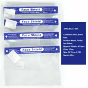 4PCS Full Face Shield Mask Clear Protective Film Visor Safety Cover Anti Fog