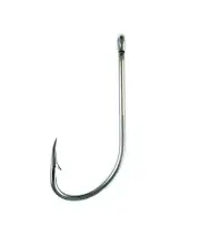 Eagle Claw Plain Shank Offset Hook, Bronze 084F-2/0