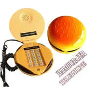 Hamburger Cheeseburger Burger Corded Phone Novelty Telephone Bread Phone Gifts