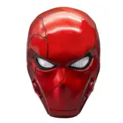 Batman Red Hood Jason Todd Helmet Robin Mask Halloween Cosplay Head Cover Props