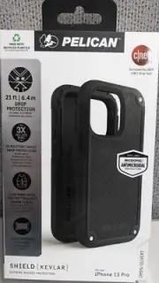 Pelican Case and Holster for iPhone 13 Pro (6.1") -Black-New