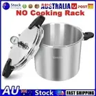 23L Kitchen Large Capacity Pot Aluminum Pressure Cooker/Canner w/Steam Guage NEW