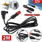 2M 12V Merit and Cigarette Plug to Waeco Fridge Adaptor Power Lead Cable Cord