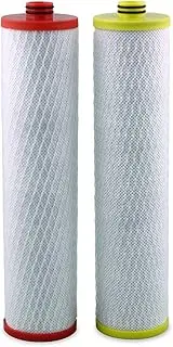 Aquasana Replacement Filter Cartridges (Stages 1 & 3) for Reverse Osmosis Under Sink Water Filter System - Filters 95% of Fluoride - AQ-RO3-R