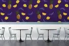 3D Fruit Seamless Wallpaper Wall Mural Removable Self-adhesive 42