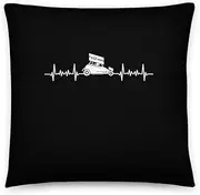 Teegarb Letter Blanket Funny Heartbeat Sprint Car Racing Race Dad Father Present Car Lover Vintage 7