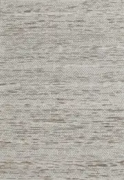 Copacabana Chevron Beige Wool Rug