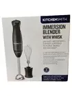 Kitchensmith 2 Speed Electric Immersion Blender with Wisk Black Ergonomic NEW