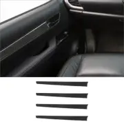 4Pcs Carbon Fiber Interior Door Panel Cover Trim For Toyota Hilux 2015-2021 (for: Toyota)