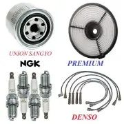 Tune Up Kit Filters Cap Wire Sparks Plug For SUZUKI SWIFT L4 1.3L SOHC 1989-1991 (for: Suzuki)