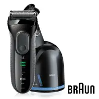 在飛比找蝦皮購物優惠-德國百靈Braun 電動刮鬍刀系列3 3050cc 套組 附