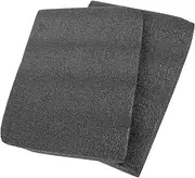 COOPHYA 2pcs Foam Insert Black Pre Cubed Foam Square Foam Case Foam Black Foam Board Foam Padding Foam Blocks for Crafts Cushion Replacement Foam Upholstery Foam Cushion Craft Foam Block