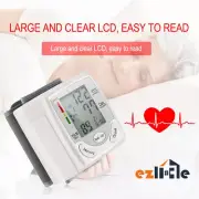 Heart Beat Rate Device LCD Digital Blood Pressure Monitor Measure BP Pulse Wrist