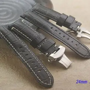Panerai 沛納海 代用 進口高級摺疊扣錶帶2 ( 24mm.22mm)