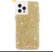 Case-Mate iPhone 12/iPhone 12 Pro 2020 10 foot drop protection Twinkle Gold Case