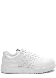 Givenchy G4 Glossed Leather Sneakers - White - 5 5