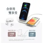 新上市【亞果元素】OMNIA Q2X 二合一 無線充電座 附充電器 雙線圈設計，橫豎都好充