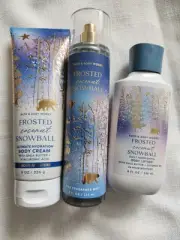 bath body works frosted coconut snowball Set
