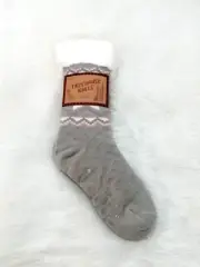 Treehouse Knits Sherpa lined lounge socks (Shoe Size 4-10 / Sock Size 9-11) -NEW