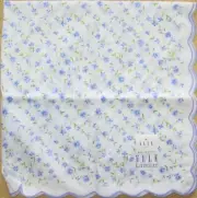 ELLE Lurmiere *Blue Floret Handkerchief 45cm /MEJIRO*11