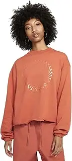 [Nike] Women's Sportswear Light Sienna/Healing Orange Icon Clash Crop Sweater