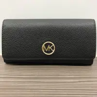 在飛比找蝦皮購物優惠-MICHAEL KORS FULTON 金色圓標LOGO荔枝